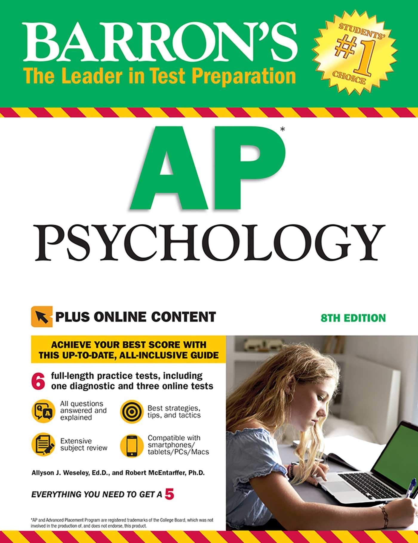 Barron's AP Psychology with Online Tests,New
