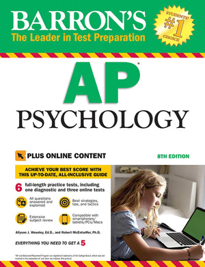 Barron's AP Psychology with Online Tests,New