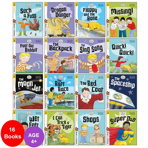 Biff, Chip And Kipper Stage 2 Read With Oxford: 4+: 16 Books Collection Set-new,New