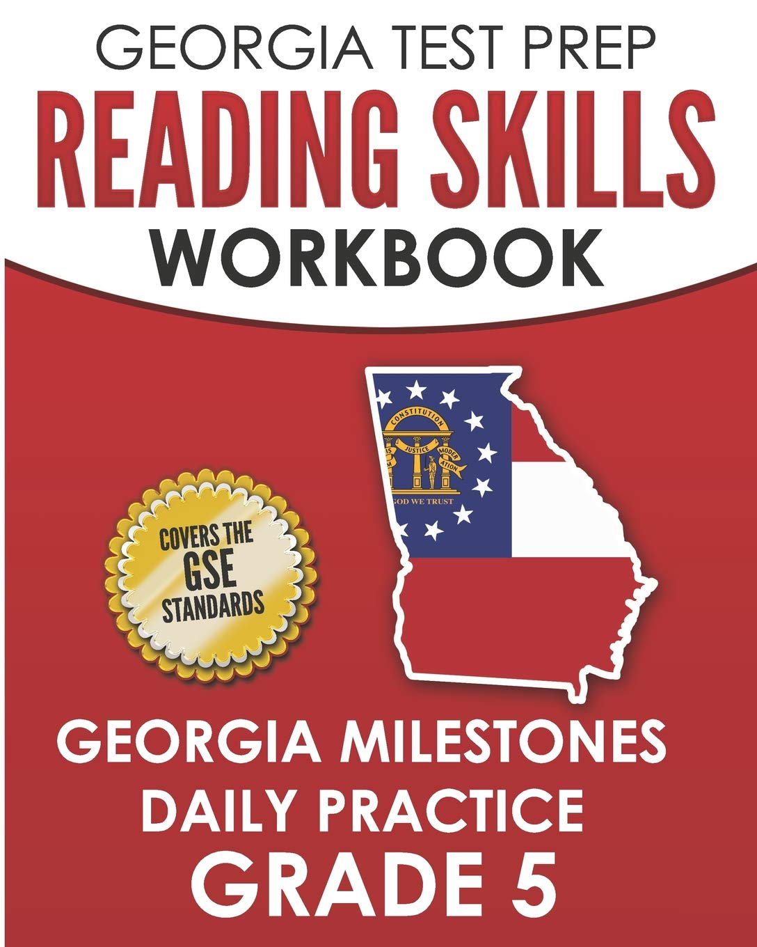 GEORGIA TEST PREP Reading Skills Workbook Georgia Milestones Daily Practice Grade 5: Preparation for the Georgia Milestones Engl,Used
