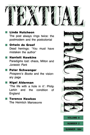 Textual Practice: Volume 8, Issue 2,Used