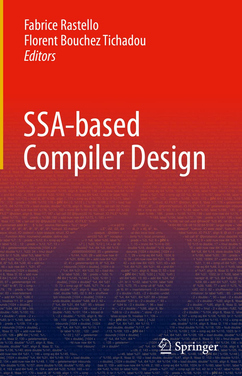 SSAbased Compiler Design,Used