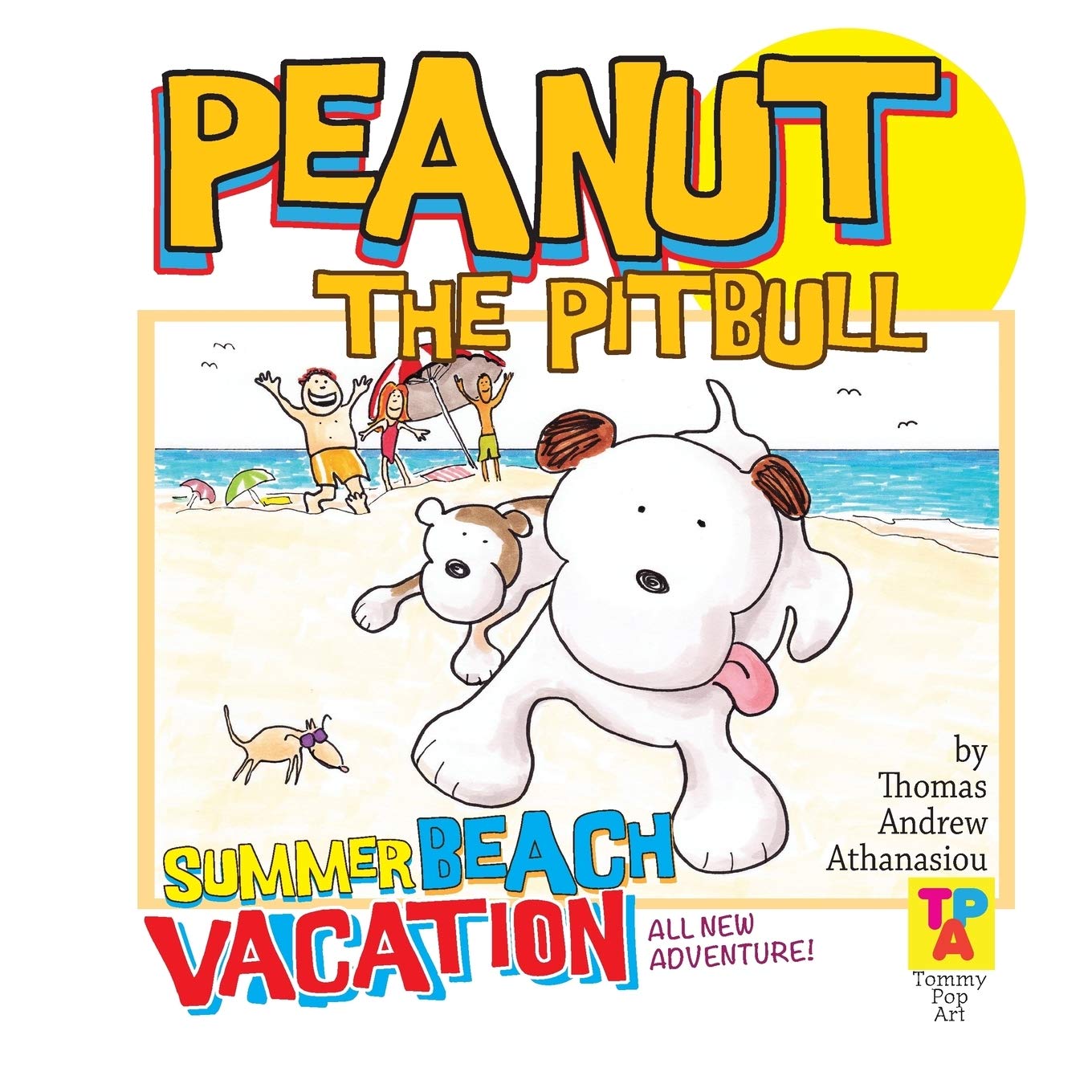 Peanut The Pitbull's Summer Beach Vacation,Used