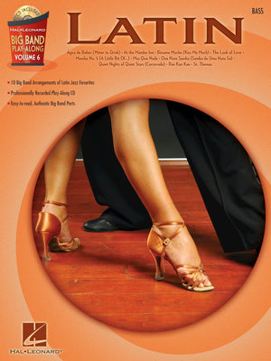 Latin  Bass: Big Band Playalong Volume 6 (Hal Leonard Big Band Playalong)-used