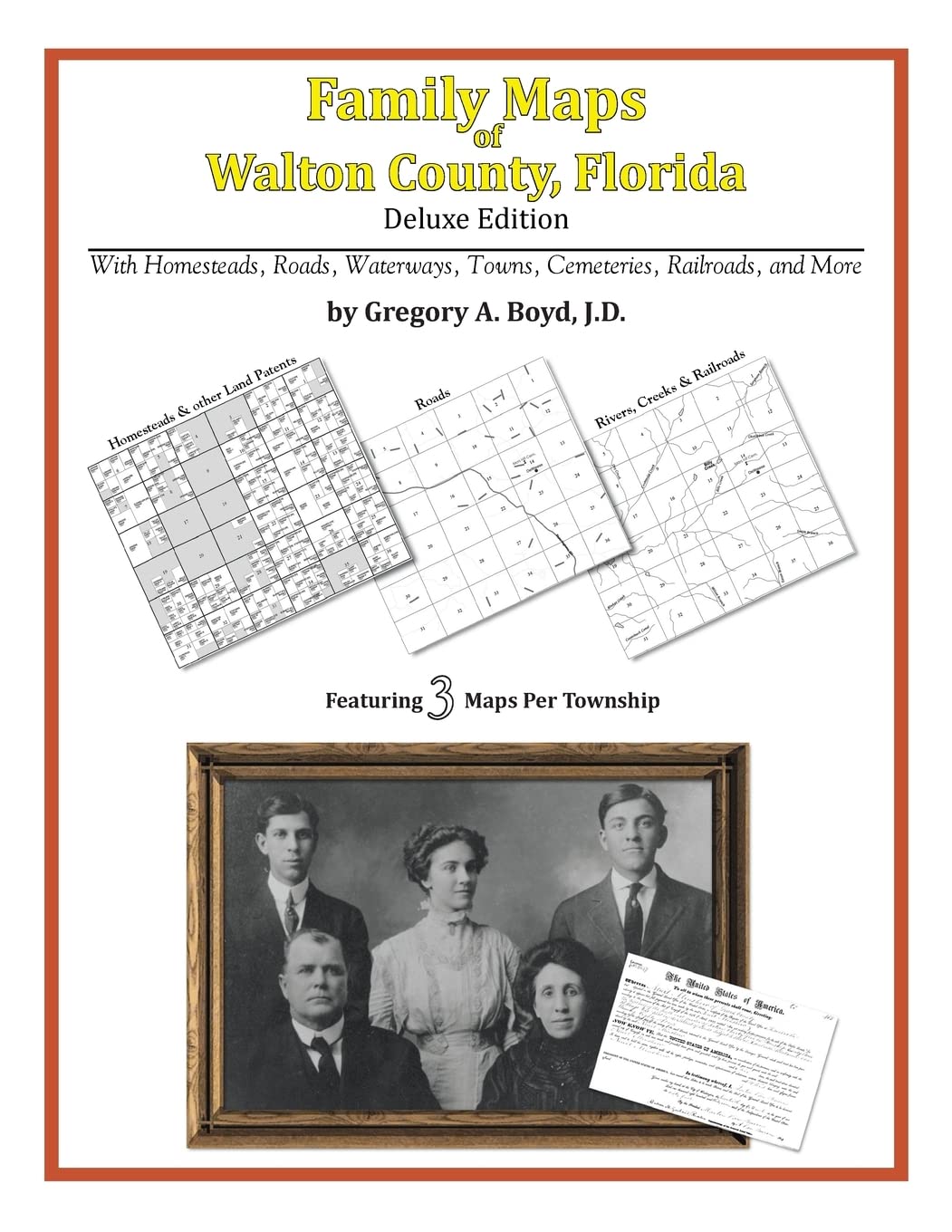 Family Maps of Walton County, Florida,Used