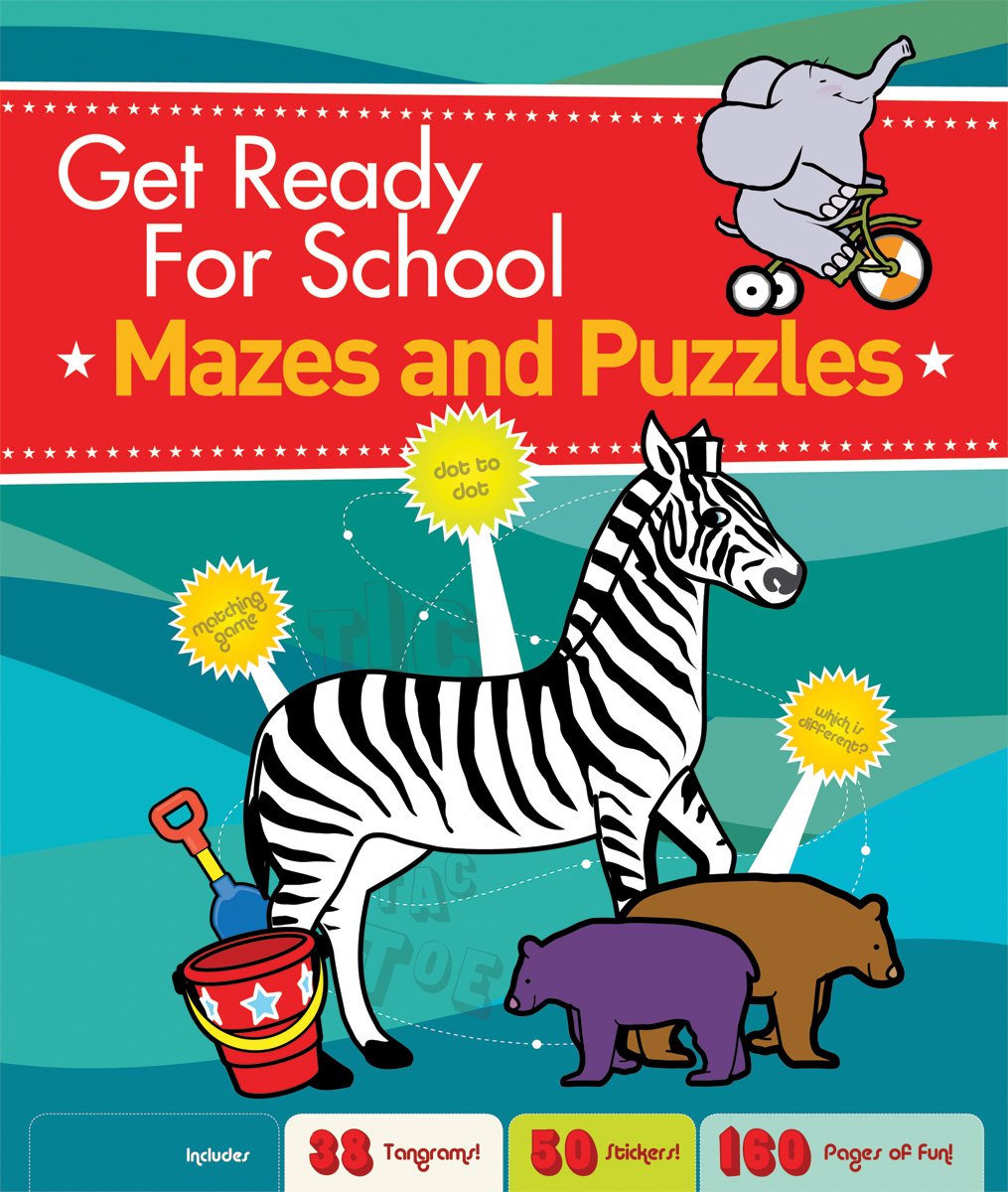 Get Ready For School: Mazes And Puzzles