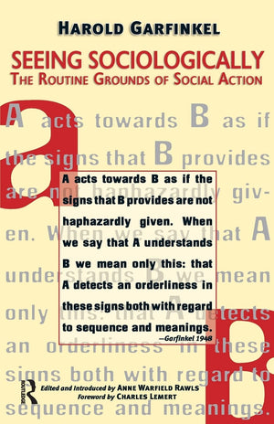 Seeing Sociologically (Great Barrington Books),Used