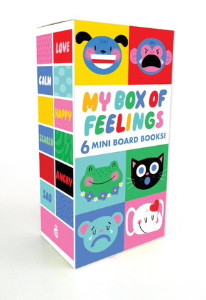 My Box Of Feelings (A Hello!Lucky Book): 6 Mini Board Books!