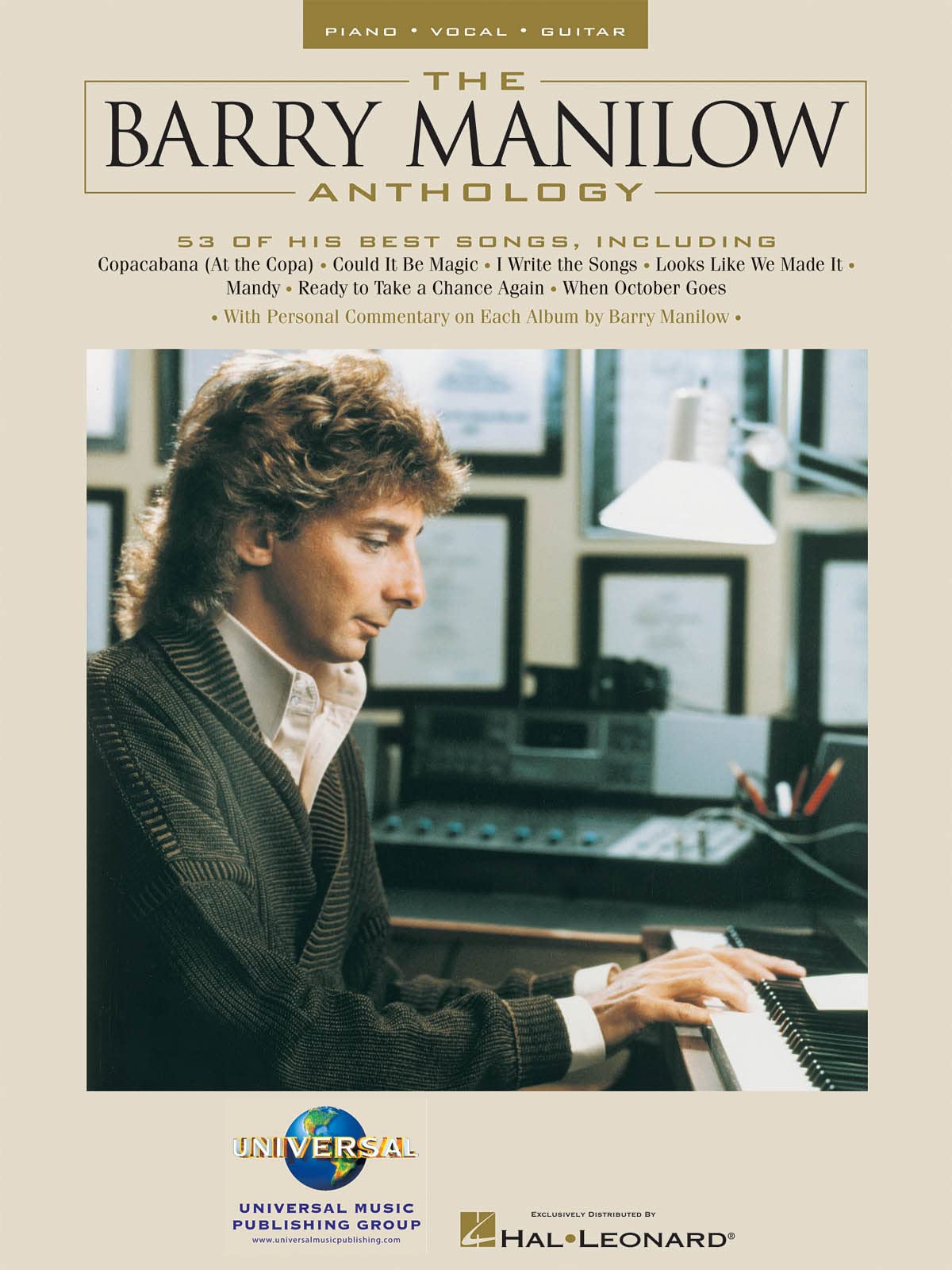 The Barry Manilow Anthology Piano, Vocal and Guitar Chords,New