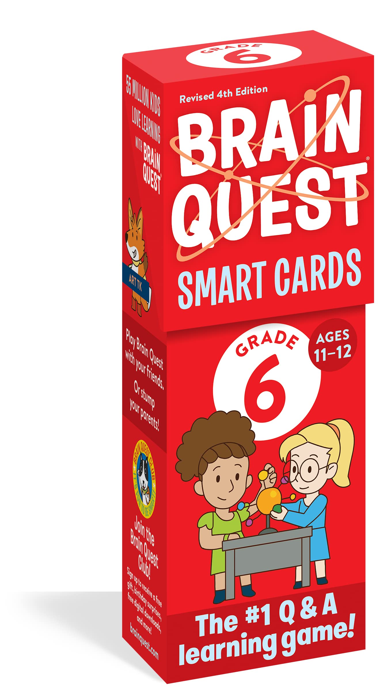 Brain Quest 6Th Grade Smart Cards Revised 4Th Edition (Brain Quest Smart Cards)