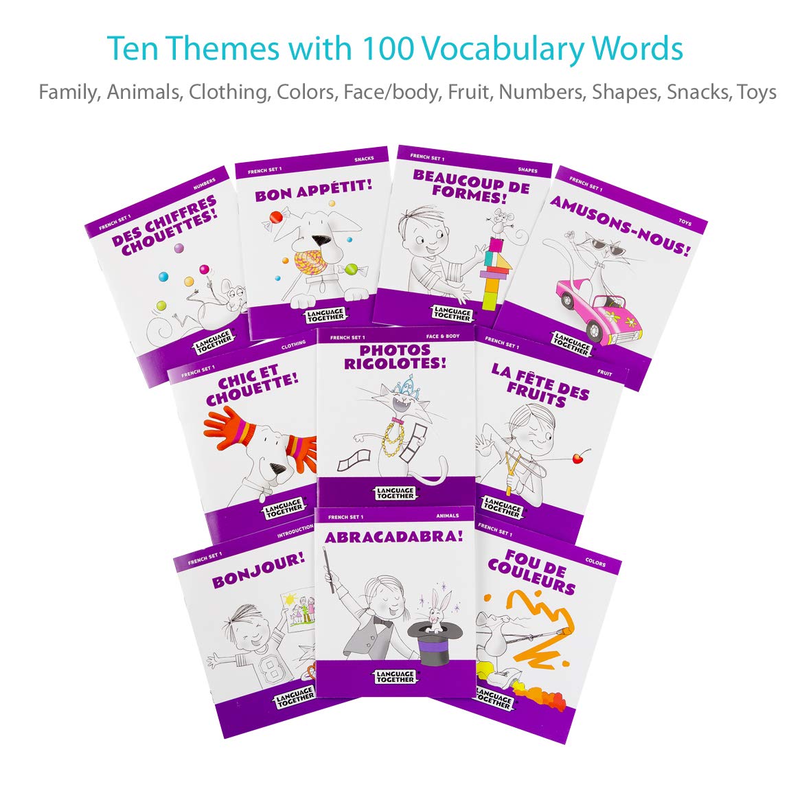 French For Kids Set 1: Beginning Books Pack  10 First Readers With Online Audio  Start Learning French The Fun, Easy Way (Ages ,Used