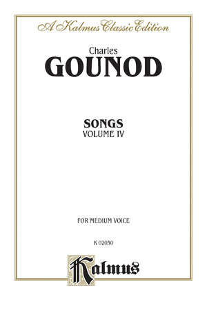 Songs, Vol 4: Medium Voice (French Language Edition) (Kalmus Edition, Vol 4) (French Edition),Used