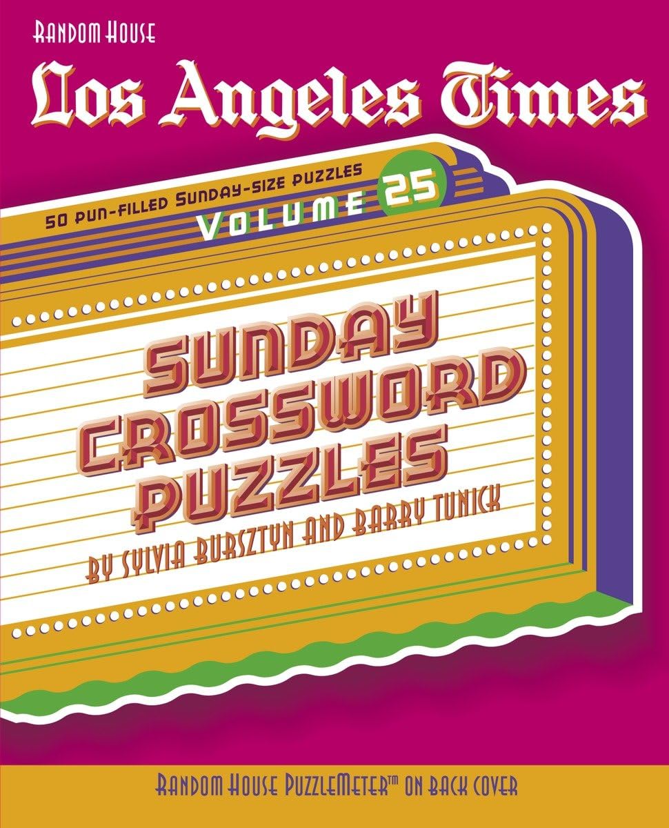 Los Angeles Times Sunday Crossword Puzzles, Volume 25 (The Los Angeles Times),Used