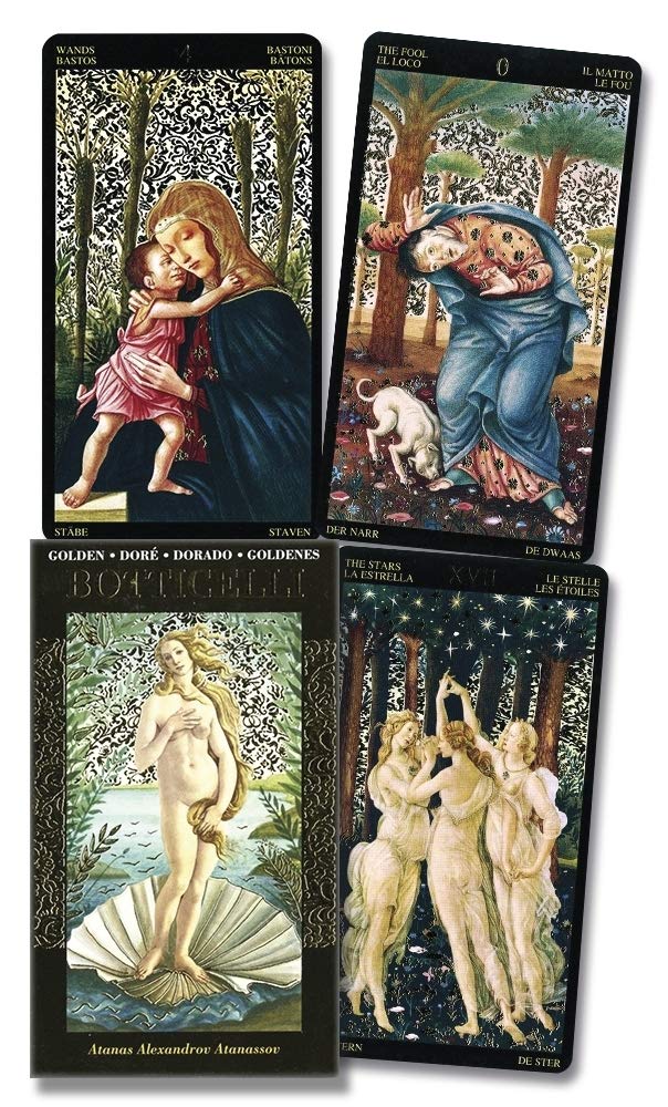 Golden Botticelli Tarot (English, Spanish, French, German and Italian Edition),New