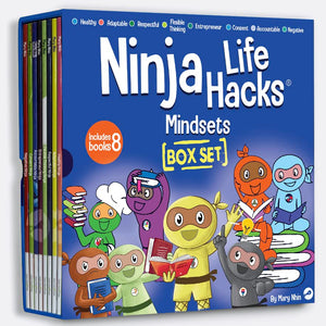 Ninja Life Hacks Mindsets 8 Book Box Set (Books 6572: Accountable, Respectful, Flexible Thinking, Consent, Entrepreneur, Health