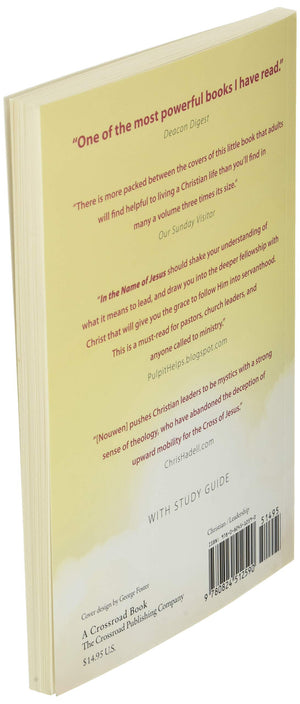 In the Name of Jesus: Reflections on Christian Leadership,Used