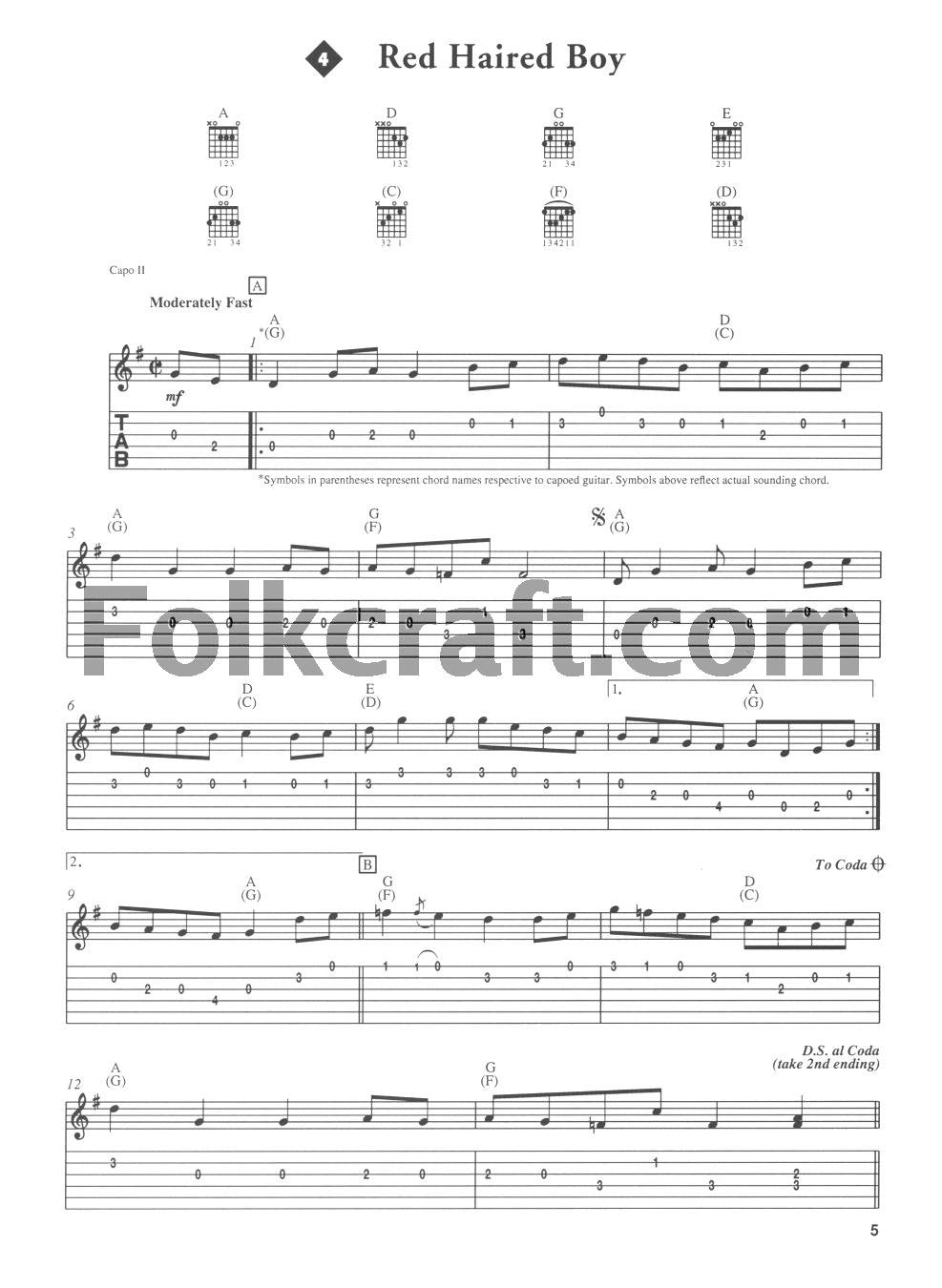 Tony Rice Teaches Bluegrass Guitar Book/Online Audio,Used