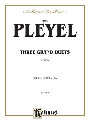 Three Grand Duets, Op. 69 (Kalmus Edition),Used
