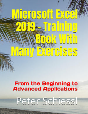 Microsoft Excel 2019  Training book with many Exercises: From the Beginning to Advanced Applications,Used