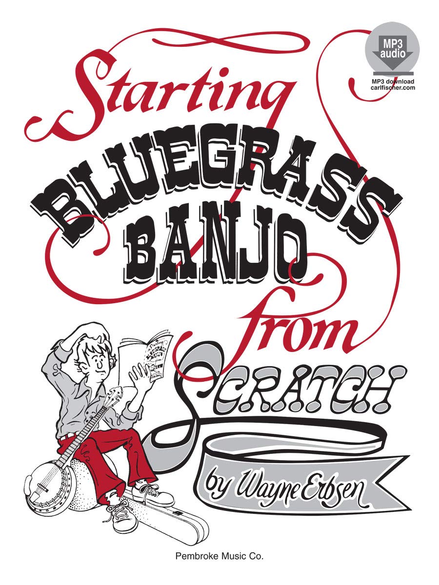 Pcb104  Starting Bluegrass Banjo From Scratch  Book/Cd,Used