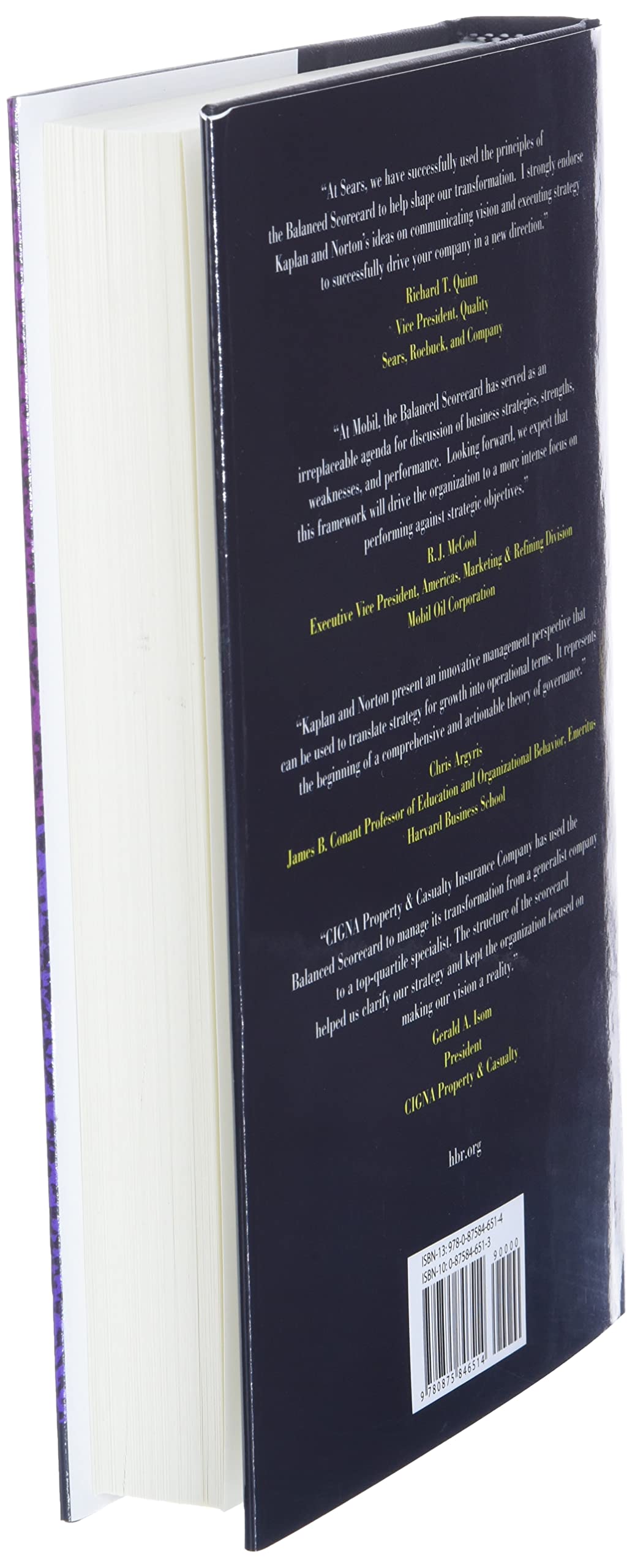 The Balanced Scorecard: Translating Strategy Into Action,New