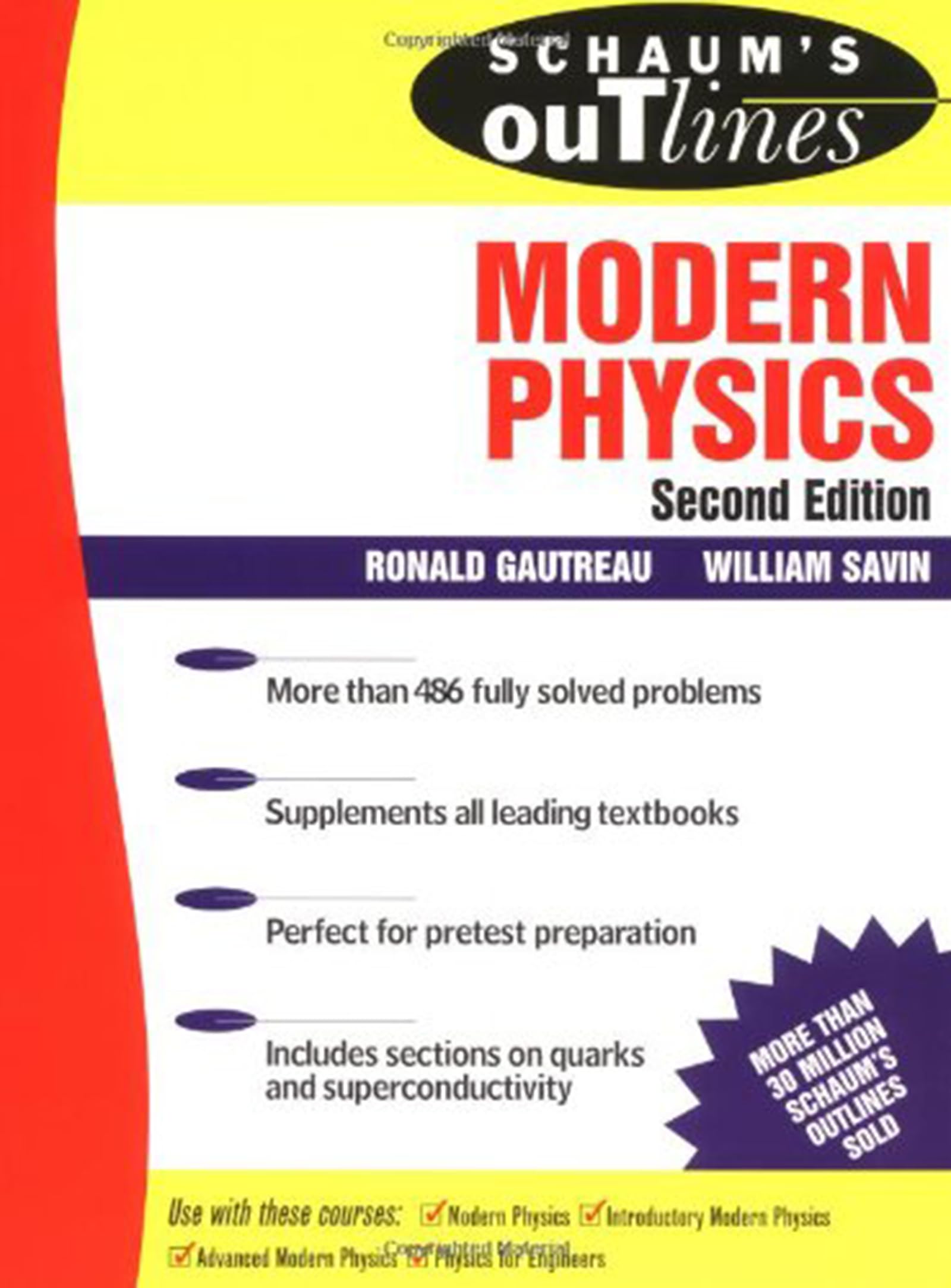 Schaum's Outline of Modern Physics,Used