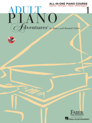 Adult Piano Adventures Allinone Piano Course Book 1 (Book/Online Audio)