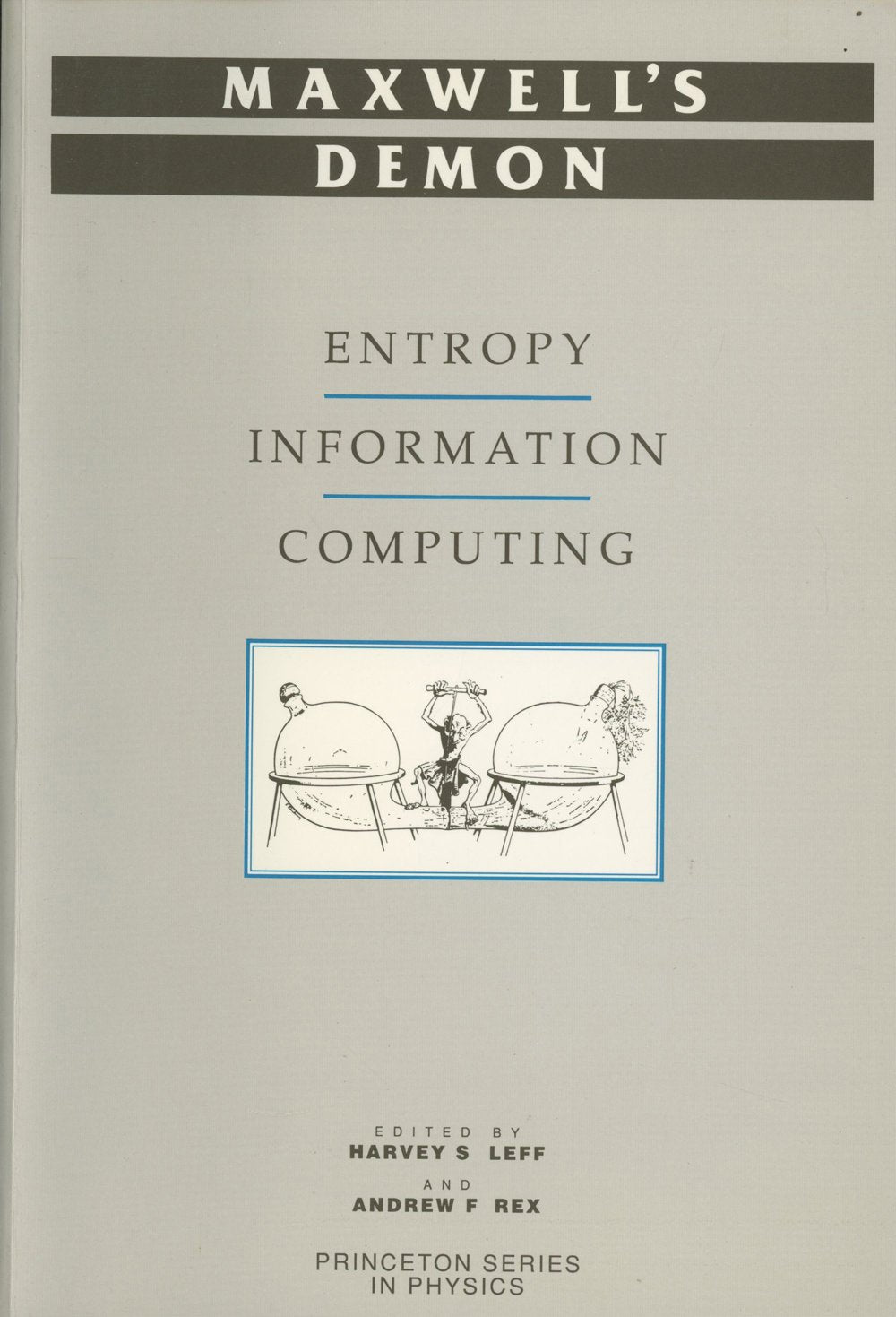 Maxwell'S Demon: Entropy, Information, Computing (Princeton Series In Physics, 49)