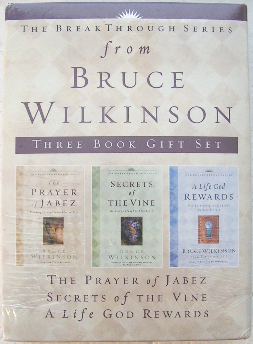 The Breakthrough Series: 3 Book Gift Set B (The Prayer of Jabez)(Secrets of the Vine)(A Life God Rewards),Used