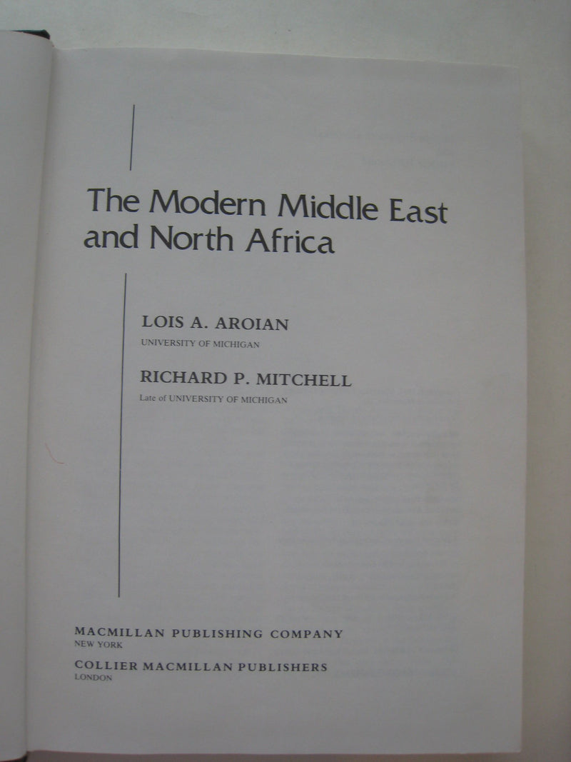 Modern Middle East And North Africa,Used