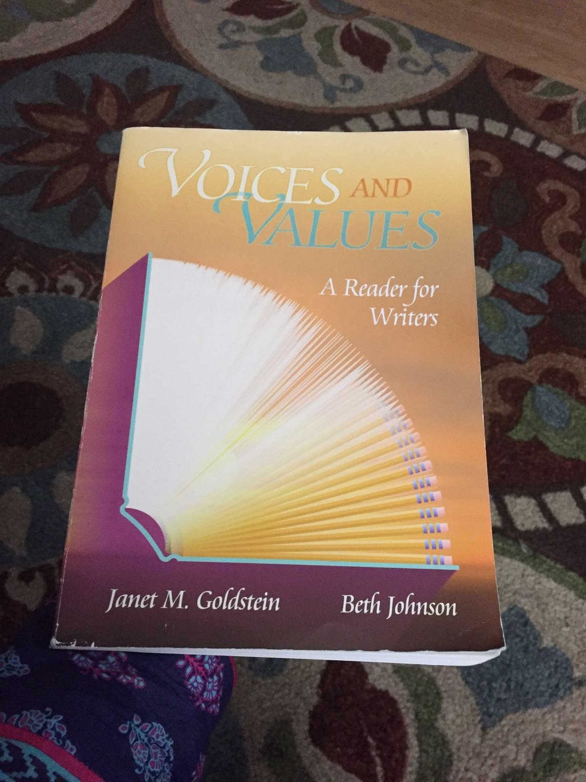 Voices and Values: A Reader for Writers, Instructor's Edition,Used