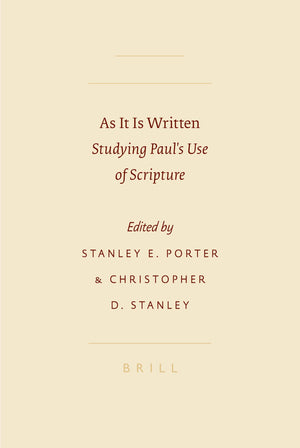 As It Is Written: Studying Paul's Use of Scripture (Sbl  Symposium),Used