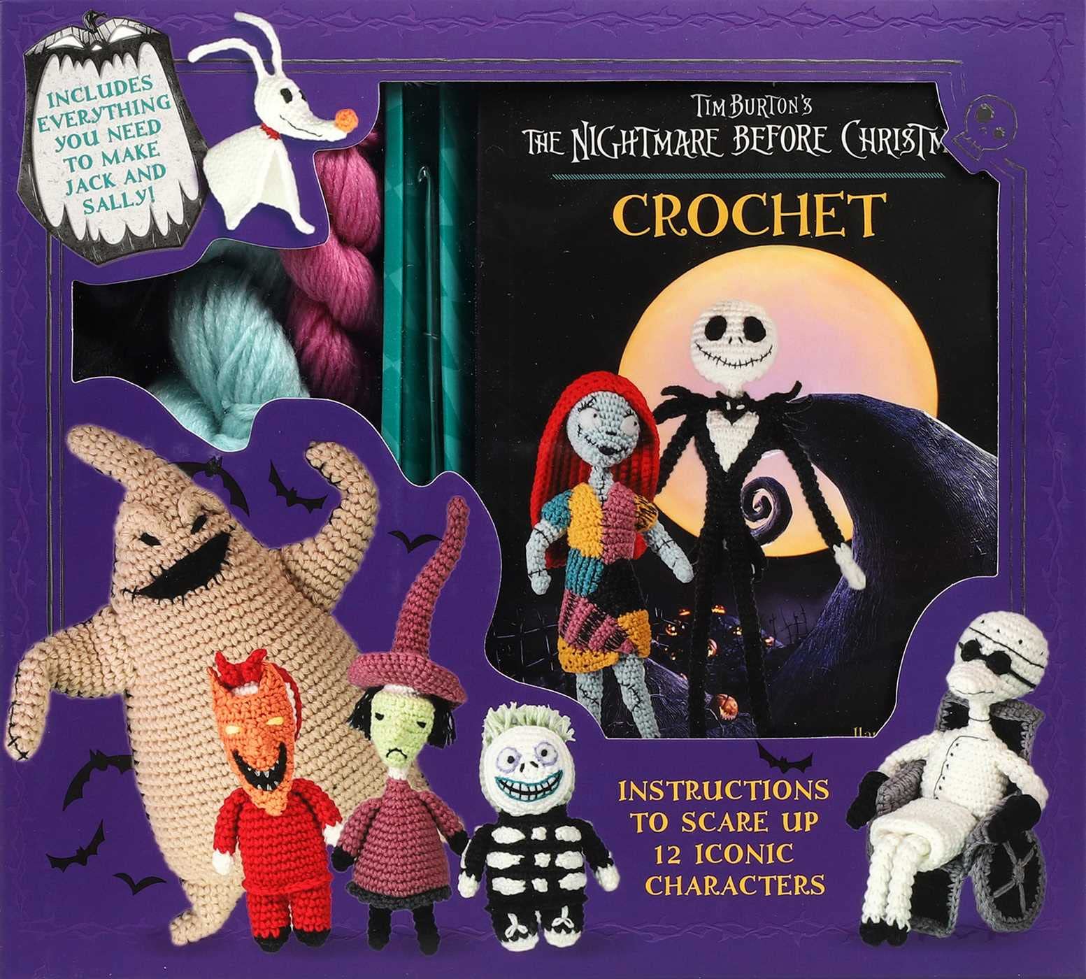 Disney Tim Burton's The Nightmare Before Christmas Crochet (Crochet Kits),Used