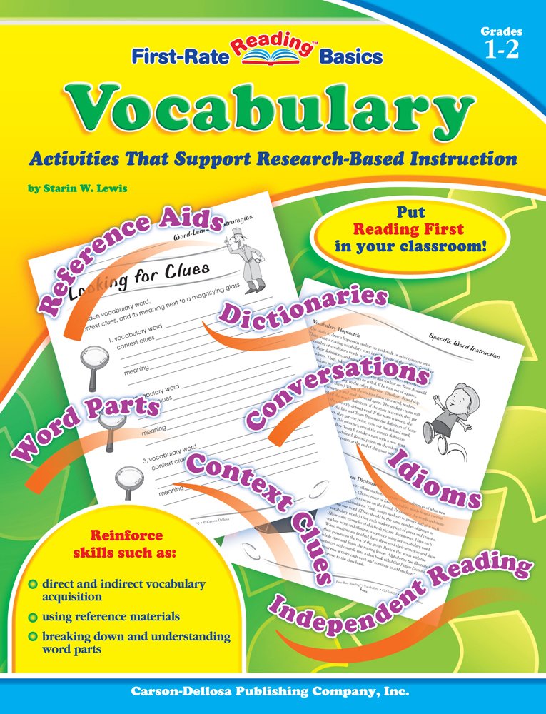 Vocabulary, Grades 1  2 (FirstRate Reading Basics),Used