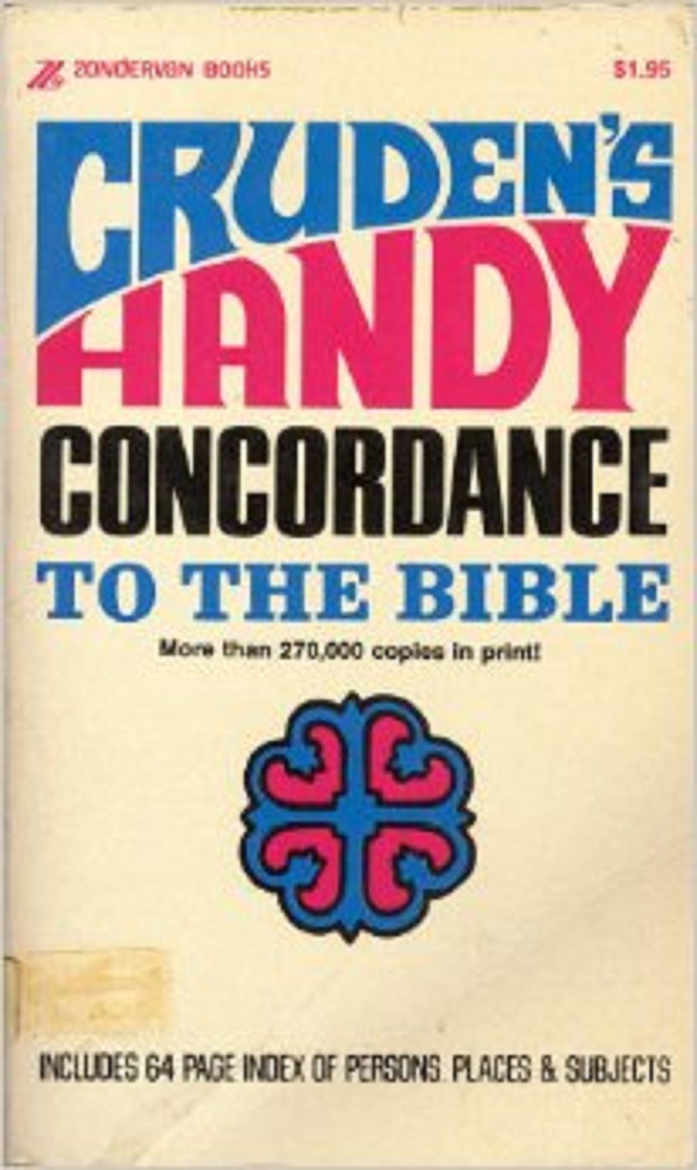 Cruden's Handy Concordance to the Bible,Used