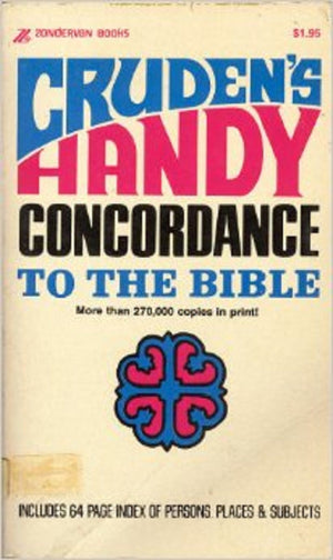 Cruden's Handy Concordance to the Bible,Used