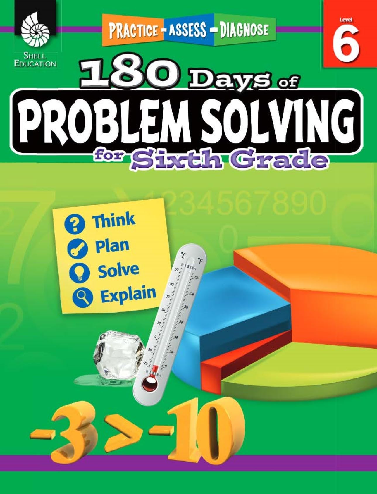 180 Days of Problem Solving for Sixth Grade  Build Math Fluency with this 6th Grade Math Workbook (180 Days of Practice),Used