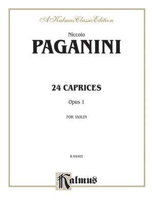 Twentyfour Caprices, Op. 1: Unaccompanied (Kalmus Edition),Used
