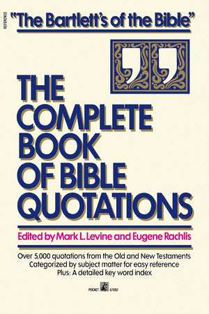 Complete Book of Bible Quotations,Used
