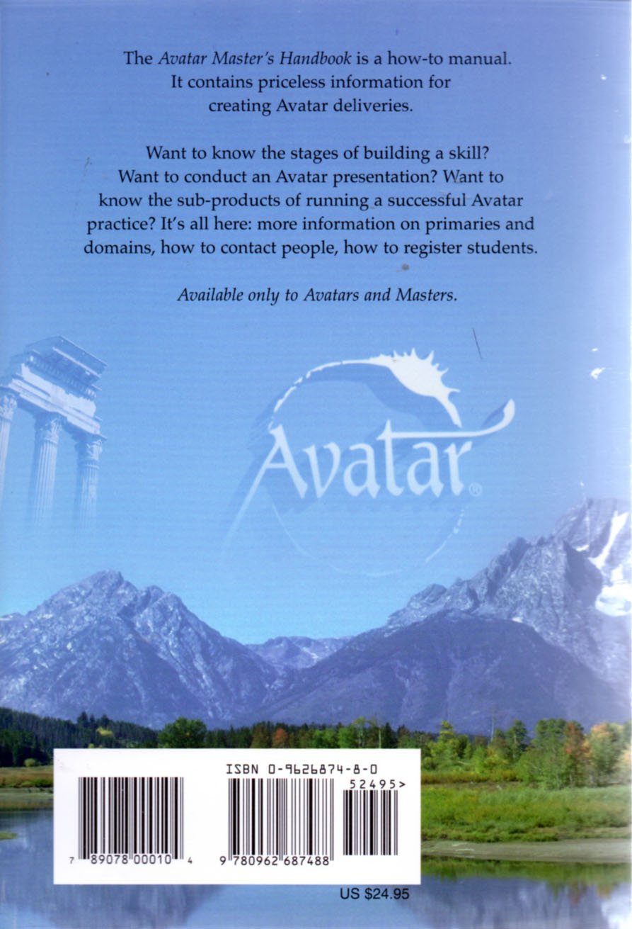 The Avatar Master's Handbook,Used