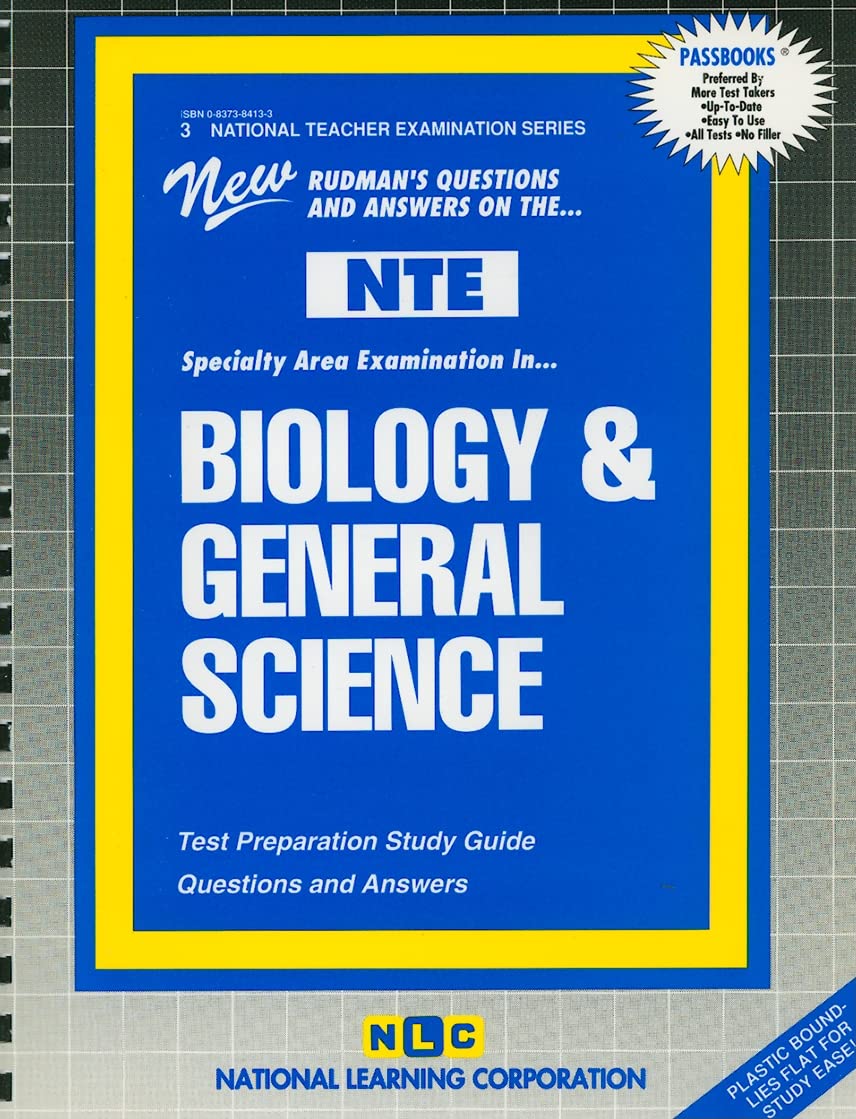 BIOLOGY AND GENERAL SCIENCE (National Teacher Examination Series) (Content Specialty Test) (Passbooks) (NATIONAL TEACHER EXAMINA,Used