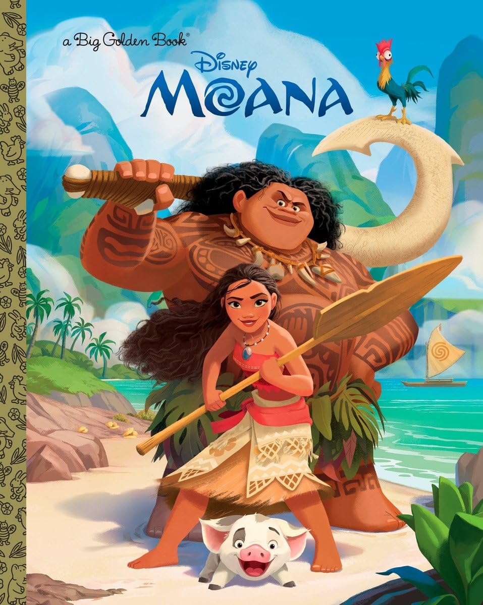 Moana Big Golden Book (Disney Moana),Used
