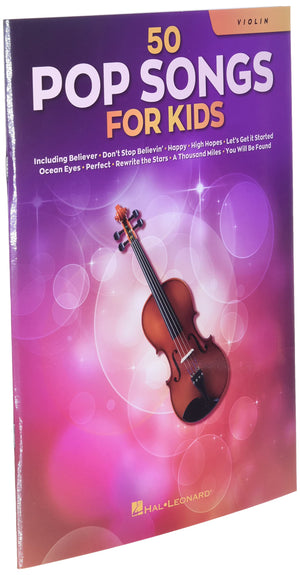 50 Pop Songs for Kids for Violin,New