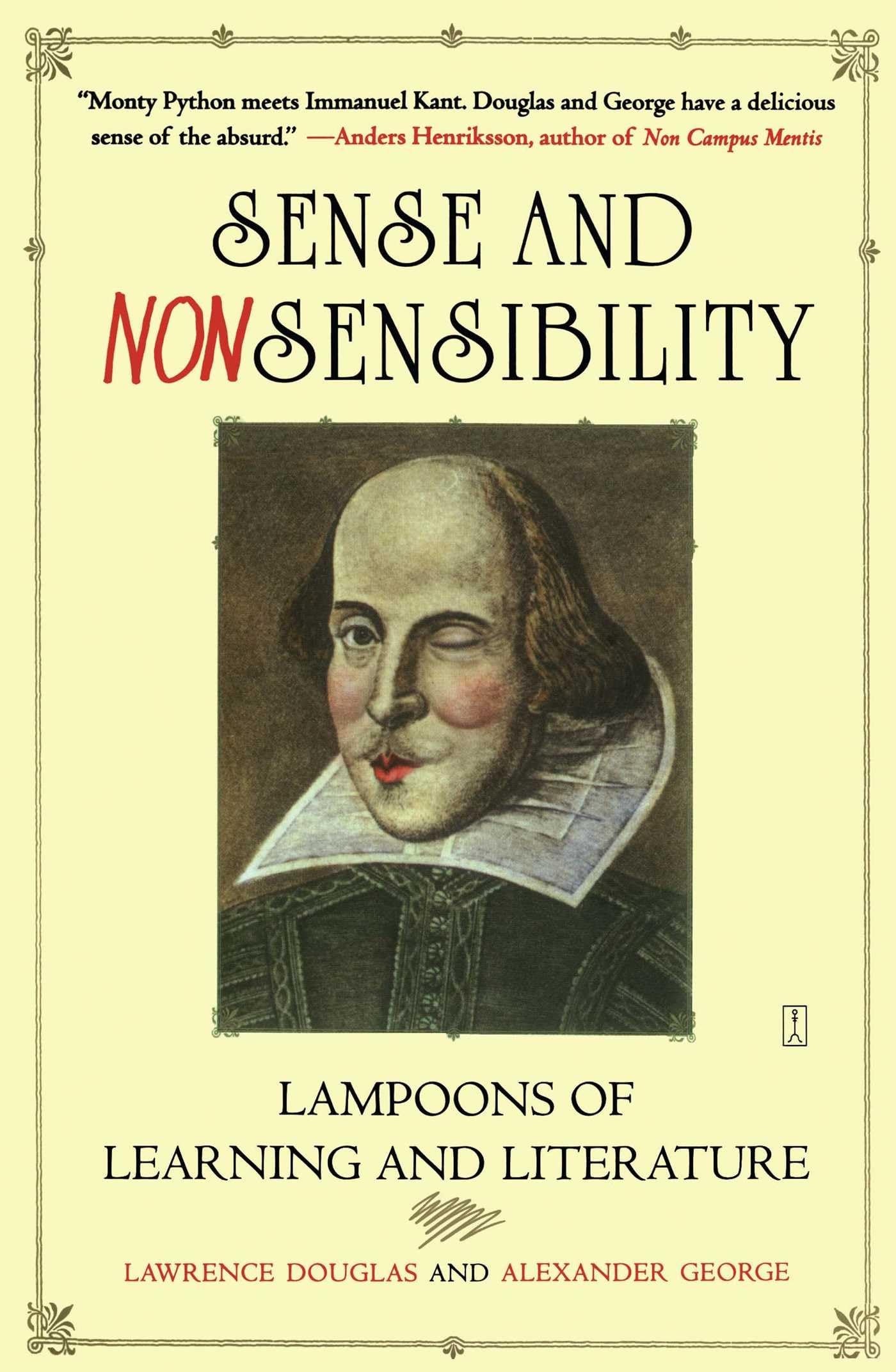 Sense and Nonsensibility: Lampoons of Learning and Literature,Used
