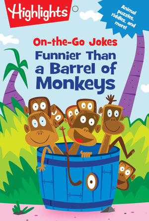 OntheGo Jokes: Funnier Than a Barrel of Monkeys (Highlights Joke and Puzzle Pads),Used