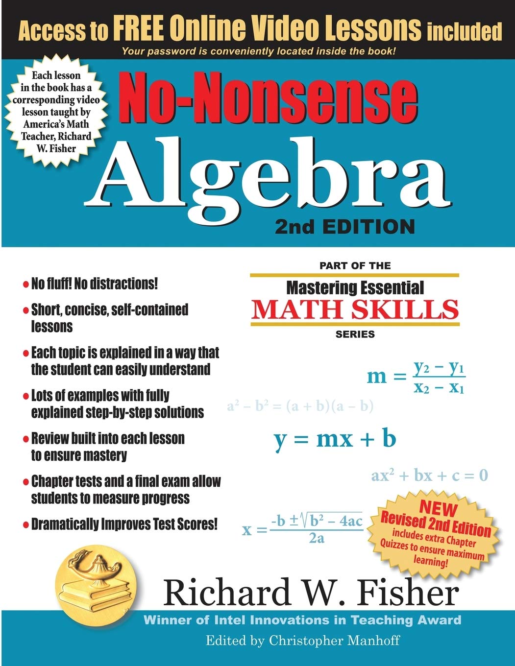 NoNonsense Algebra, 2nd Edition: Part of the Mastering Essential Math Skills Series (Stepping Stones to Proficiency in Algebra),New