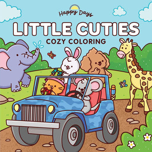 Little Cuties: Cozy Coloring: Sweet And Simple Coloring For Adults And Kids (Happy Days Cozy Coloring)