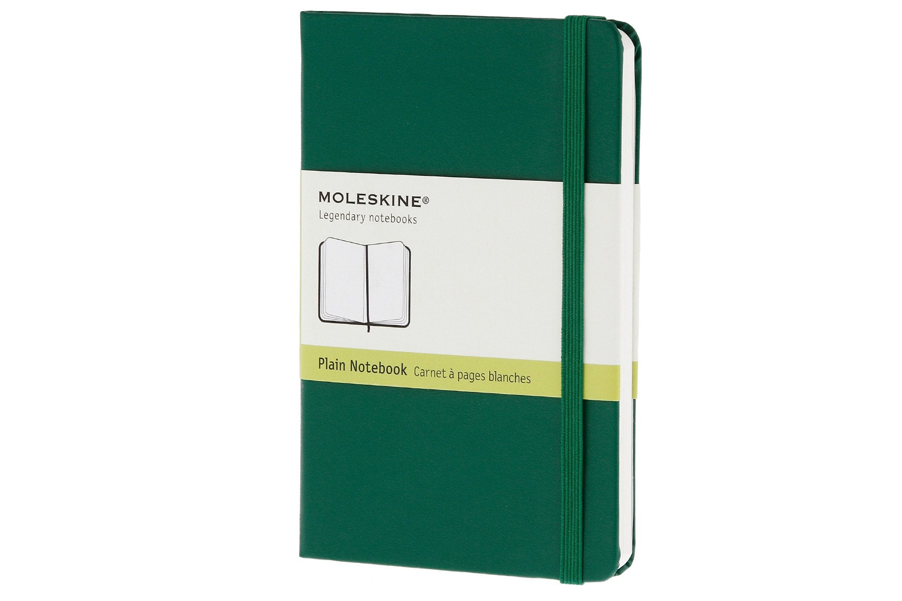 Moleskine Classic Notebook, Pocket, Plain, Oxide Green, Hard Cover (3.5 X 5.5)