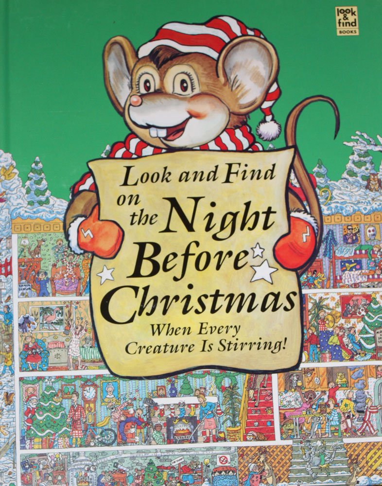 Look and Find on the Night Before Christmas When Every Creature Is Stirring (Look and Find Series),New