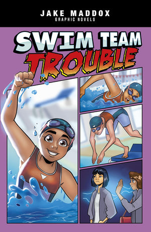 Swim Team Trouble (Jake Maddox) (Jake Maddox Graphic Novels),Used